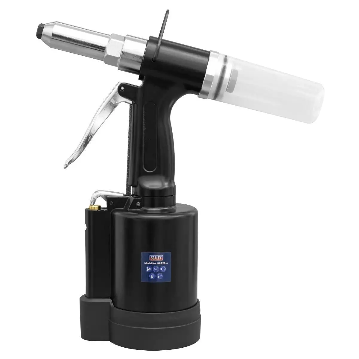 Sealey Sa312 Air Riveter 3/16" Steel Aluminium & Stainless Steel 2