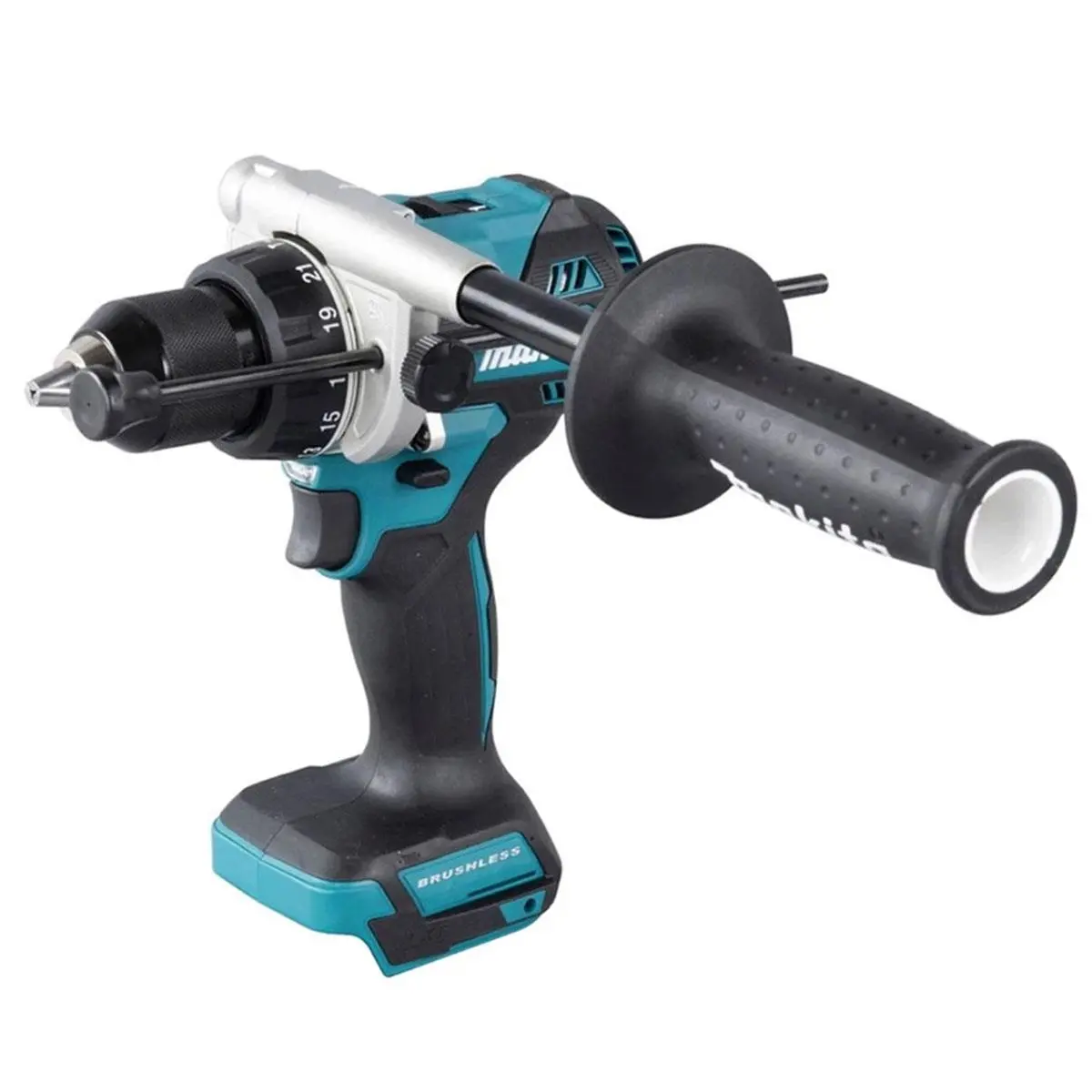 Makita Dhp492z 18V Lxt Brushless Combi Drill With 1 X 9.0Ah Battery & Charger 2