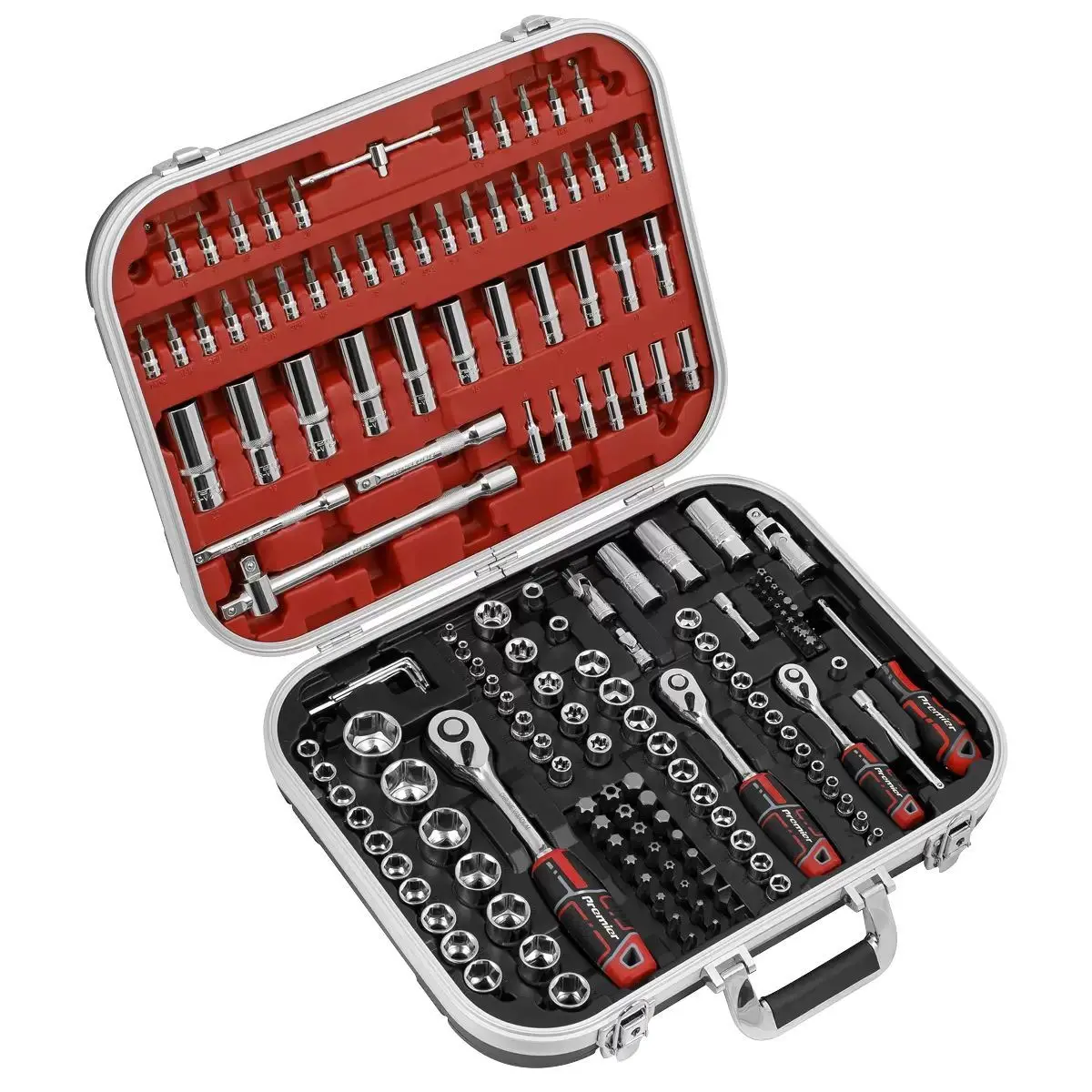 Sealey Ak7981 Socket Set 172Pc Sizes From 4 To 32Mm 1