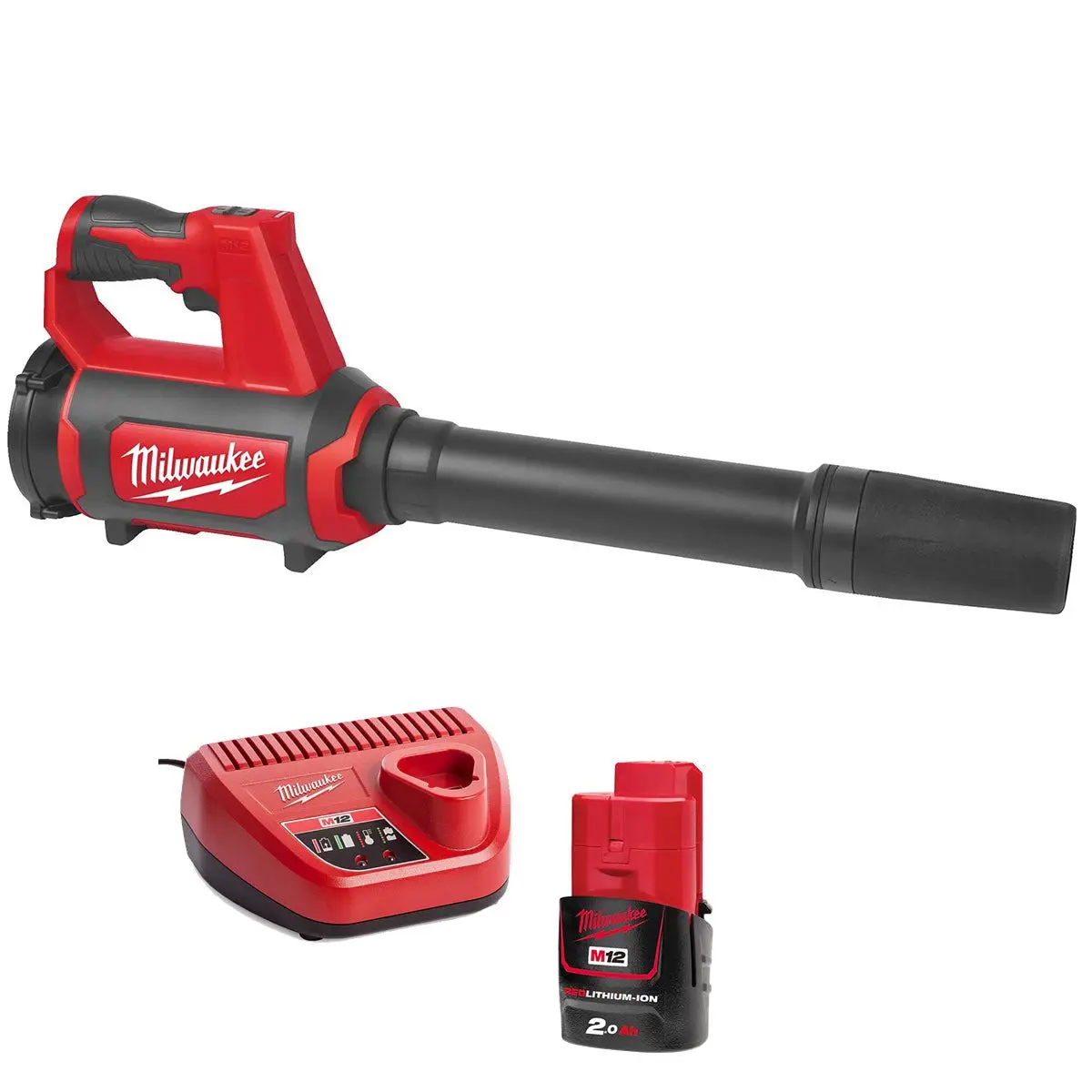 Milwaukee M12bbl-0 12V Blower With 1 X 2.0Ah Battery & Charger 1