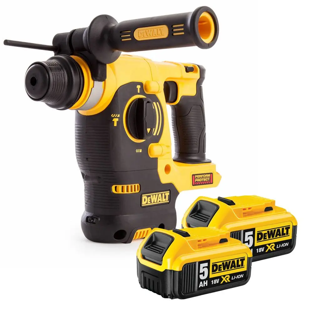 Dewalt Dch253n 18V Sds Plus Rotary Hammer Drill With 2 X 5Ah Batteries 1