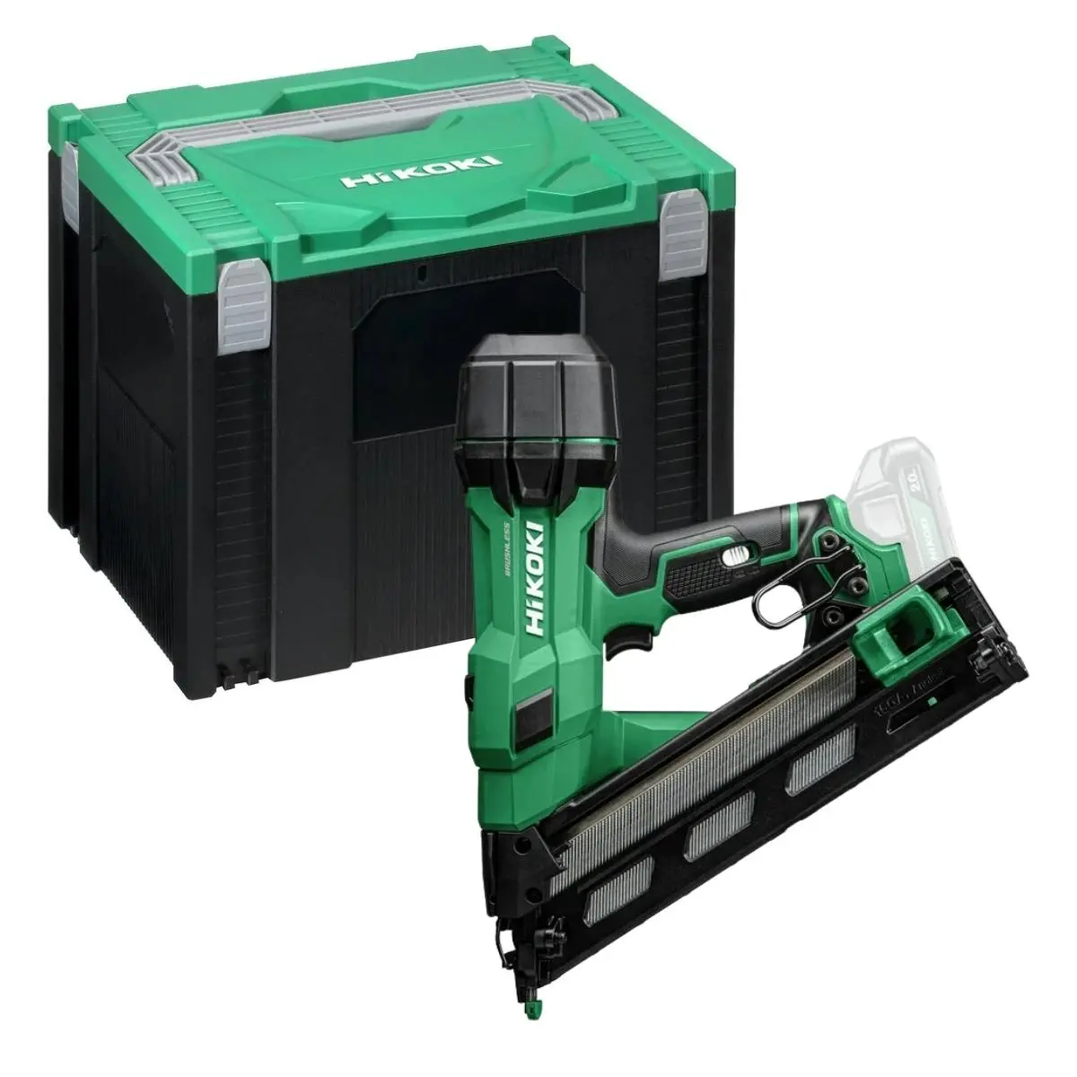 Hikoki Nt1865daaw9z 18V Brushless 15G Angled Finishing Nailer Body Only Wtih Case 1