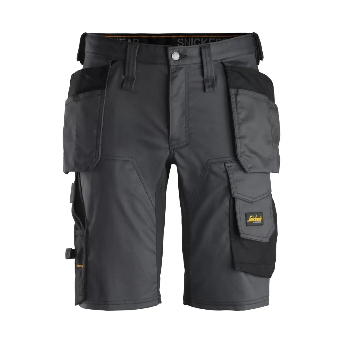 Snickers 6141 Allroundwork Stretch Shorts With Holster Pockets Steel Grey - 33" Waist 1