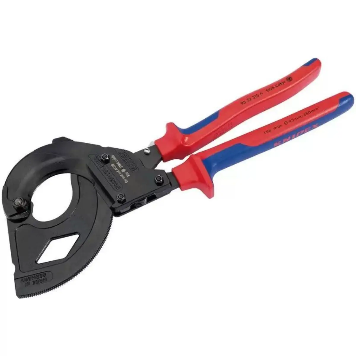 Knipex 95 32 315 A 315Mm Ratchet Action Cable Cutter For Swa Cable 82575 1