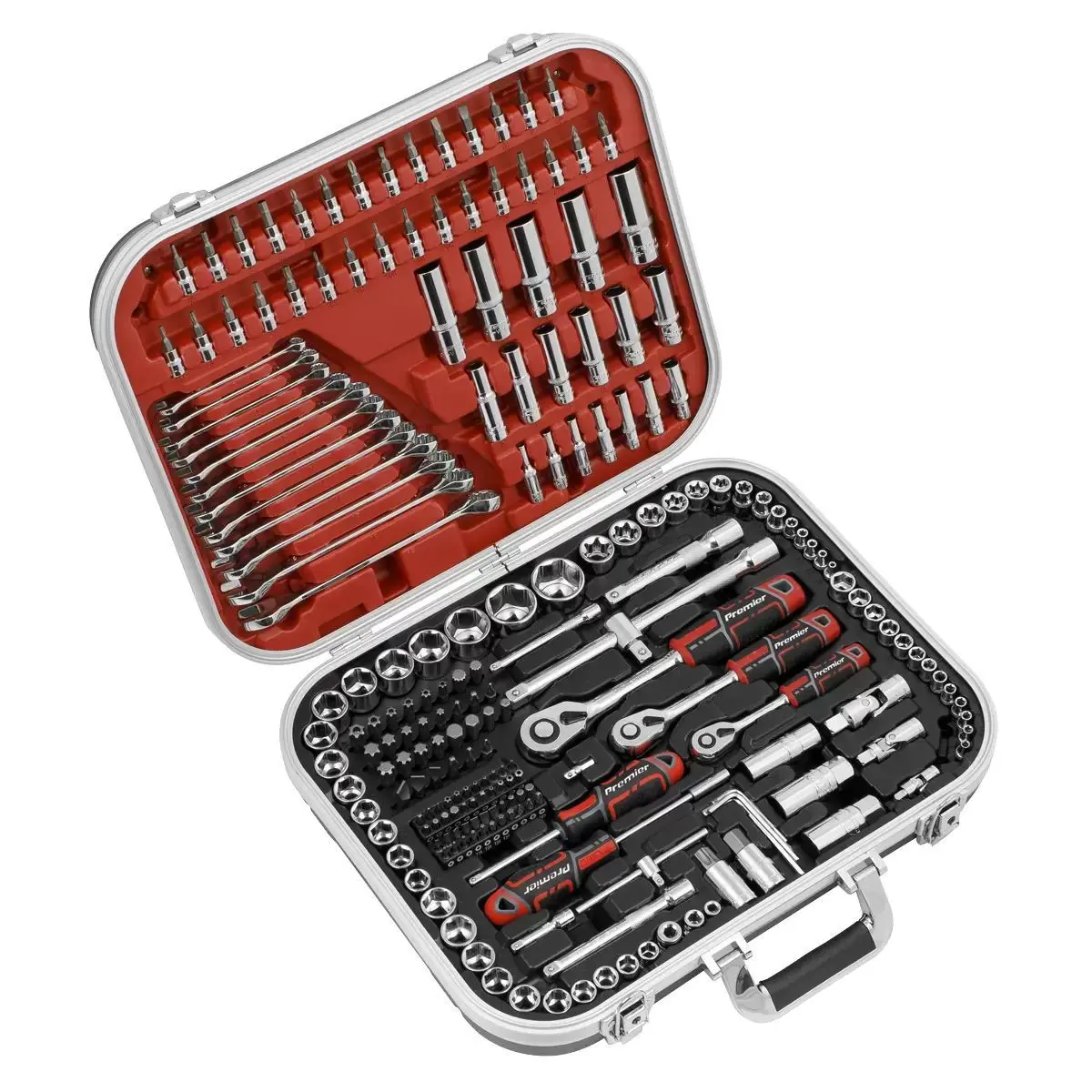 Sealey Ak7982 Socket Set 216Pc 1/4", 3/8" & 1/2"Sq Drive 1