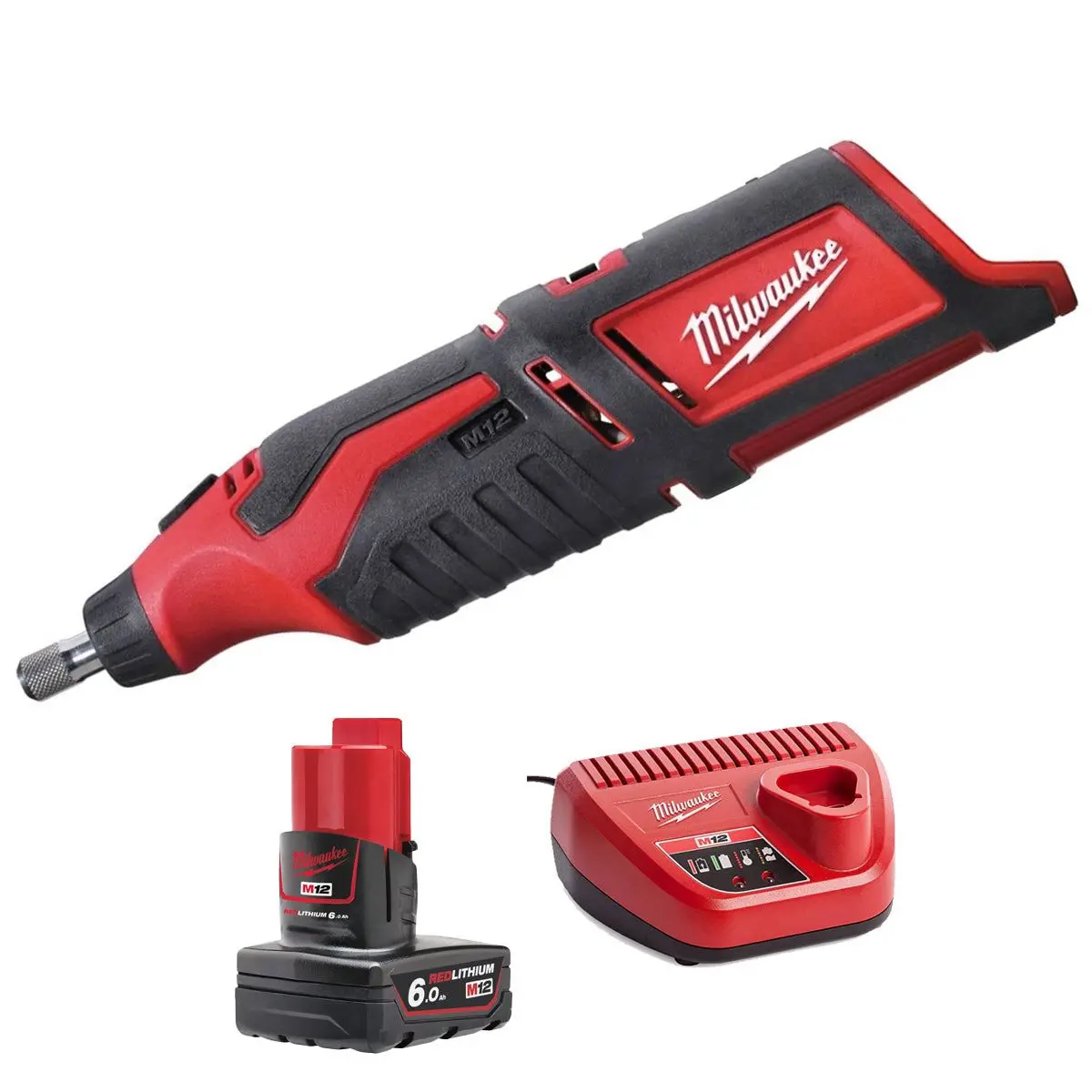 Milwaukee C12rt-0 12V Rotary Multi Tool With 1 X 6.0Ah Battery & Charger 1