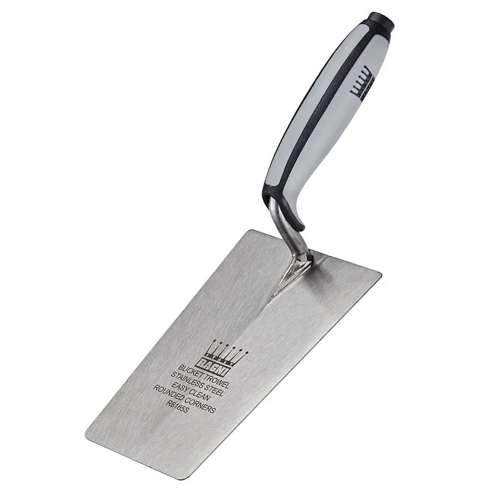 Ragni R6165s 6.1/2In Stainless Steel Professional Plasterer's Bucket Trowel 1