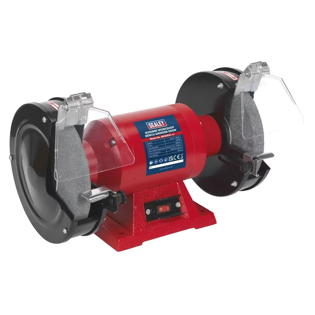Sealey Bg200xl Bench Grinder 200Mm 230V/560W 1