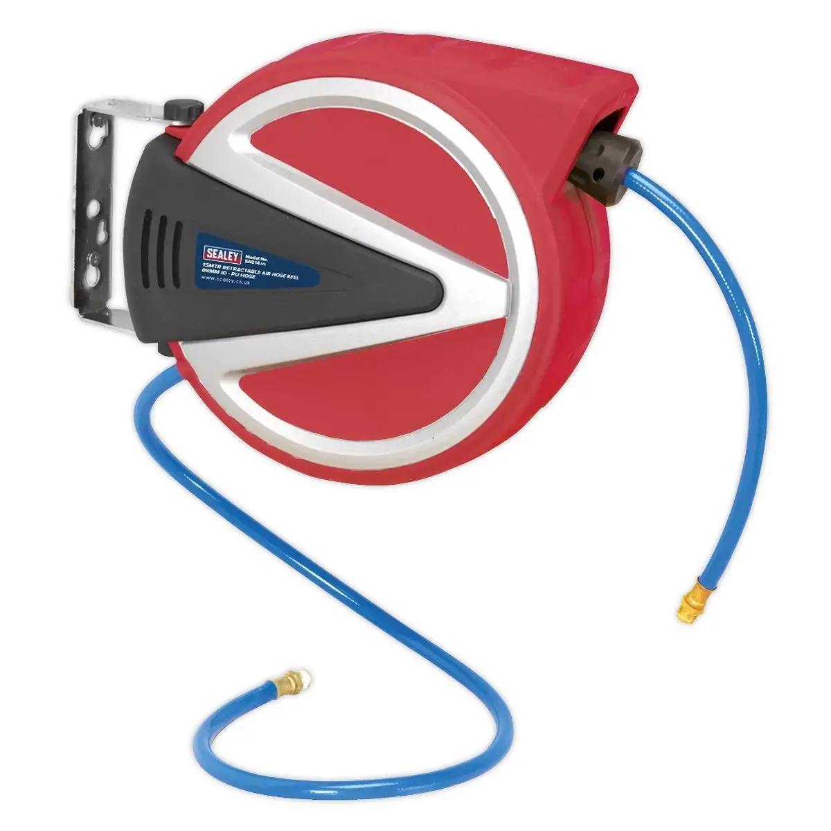 Sealey Sa814 15M Retractable Air Hose Reel Ø8mm 1