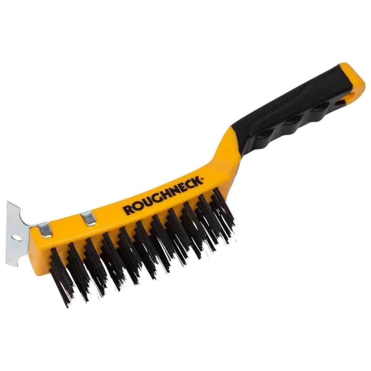 Roughneck Rou52042 Carbon Steel Wire Brush Soft Grip 12In Scraper 1
