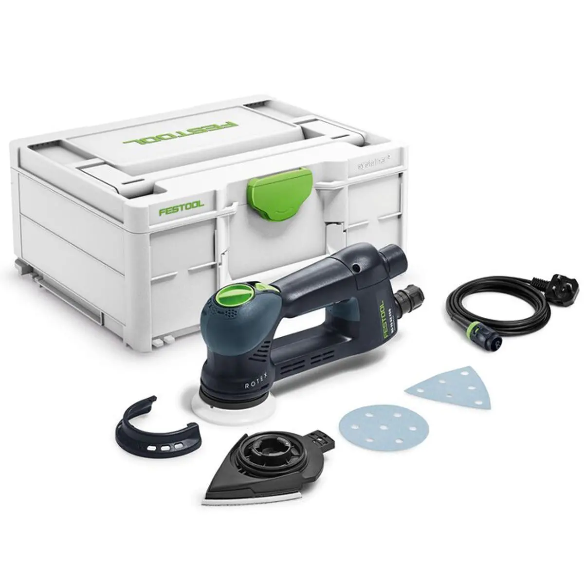 Festool Rotex Ro 90 Dx Feq-Plus 90Mm Geared Eccentric Sander 230V Gb With Systainer - 576261 1