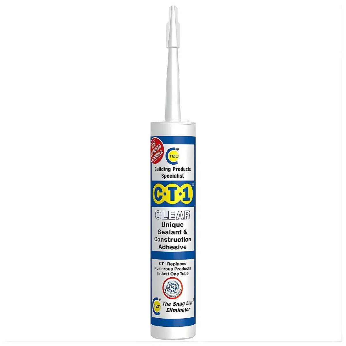 C-Tec Ct1 290Ml Unique Sealant & Construction Adhesive - Clear 1