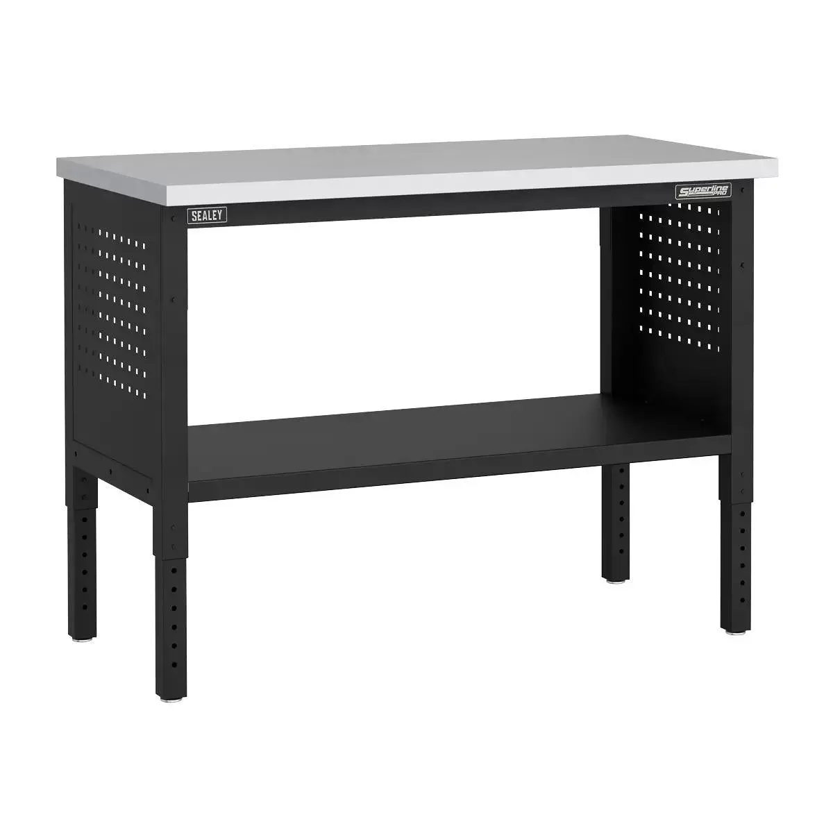 Sealey Apmwb50ss Superline Pro Modular Adjustable Height Workbench With Stainless Steel Worktop 1265Mm 1