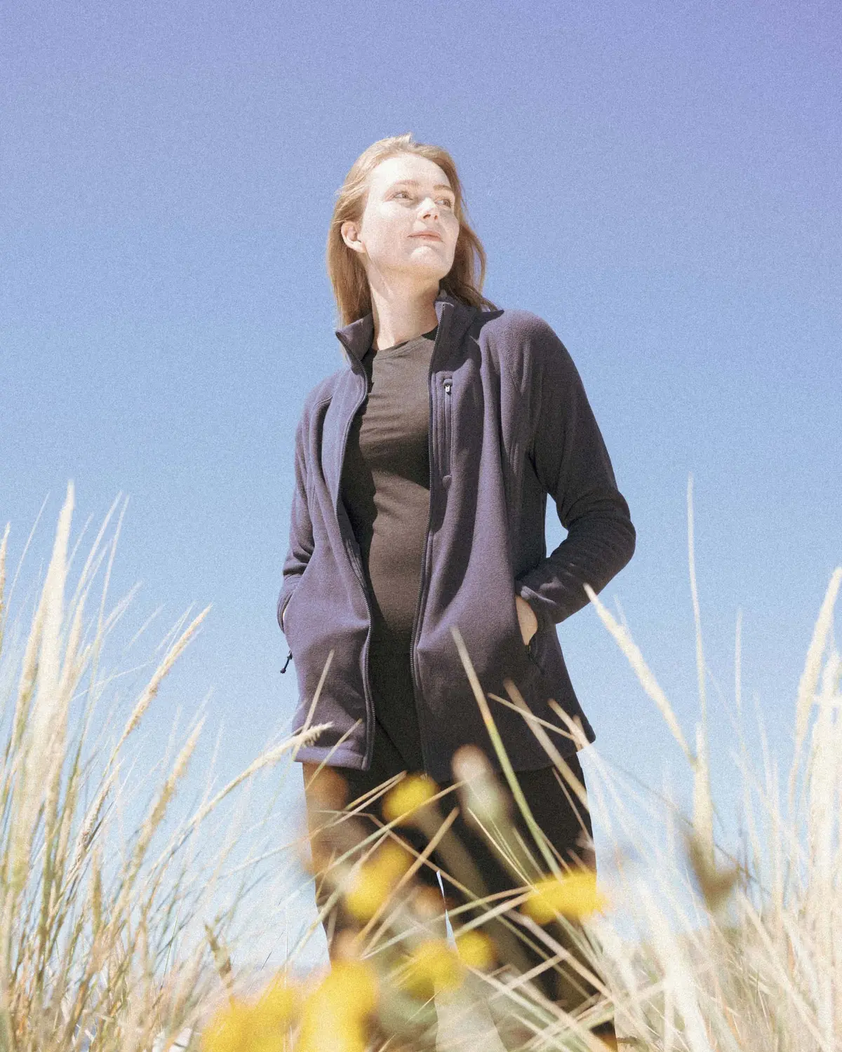 Women's Ridge 100 Primaloft Bio Fleece Jacket - Pure Navy 1
