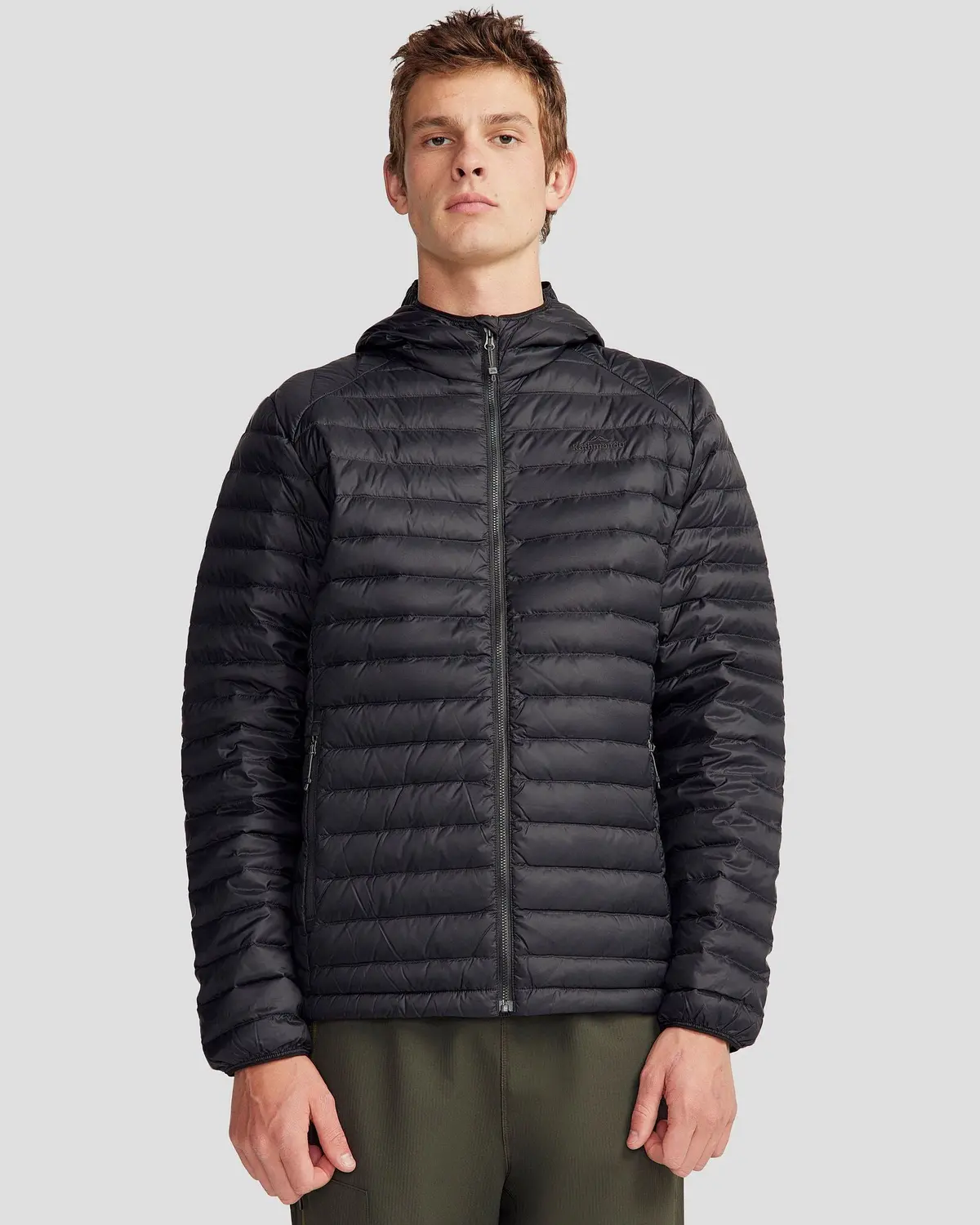 Men's Heli Down Hooded Jacket 3.0 - Black Stingray 1