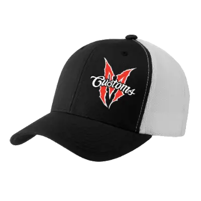 Flexfit Snapback Martin Bros Trucker Hat (Black/ White) 1