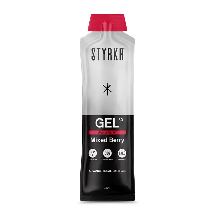 Styrkr Gel50 Dual-Carb Energy Gel, Various Flavours 1