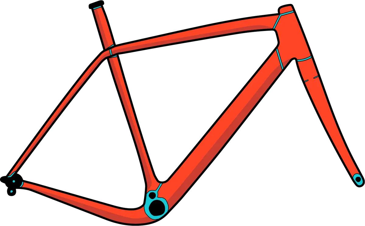 Ridewrap Tailored Protection – Gravel & Road Frame Kit 1