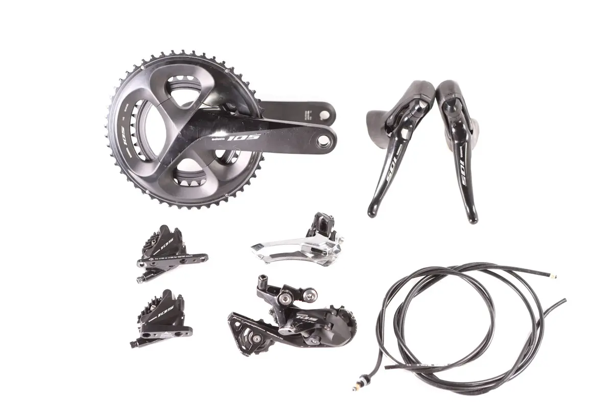 Shimano 105 R7020 Disc Groupset, 50/34T - 170Mm 1