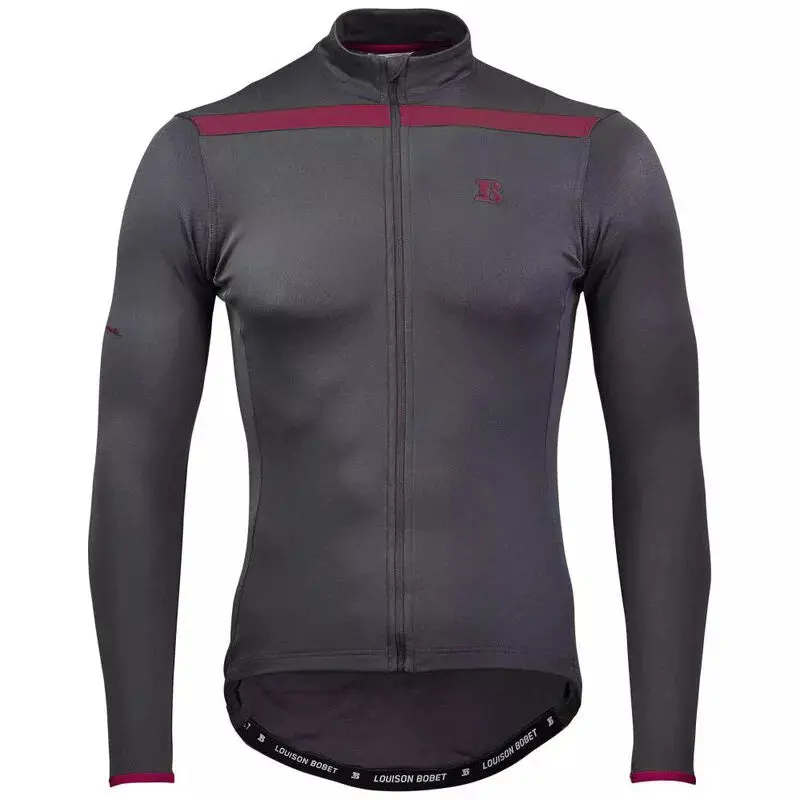 Louison Bobet Vars 50 Long Sleeve Jersey, Nine Iron - Size Large 1