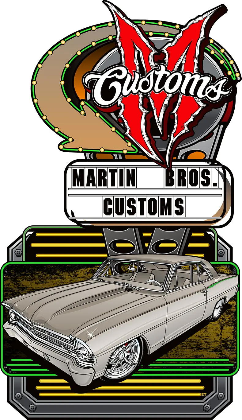 Custom Metal Nova Sign 1