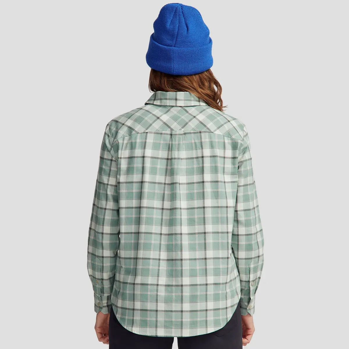 Women's Fyfe L/S Shirt - Deep Forest Plaid 4