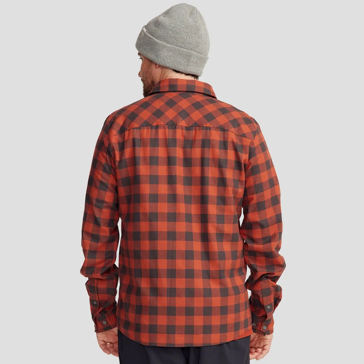 Fyfe Men's L/S Shirt - Redwood Gingham 4