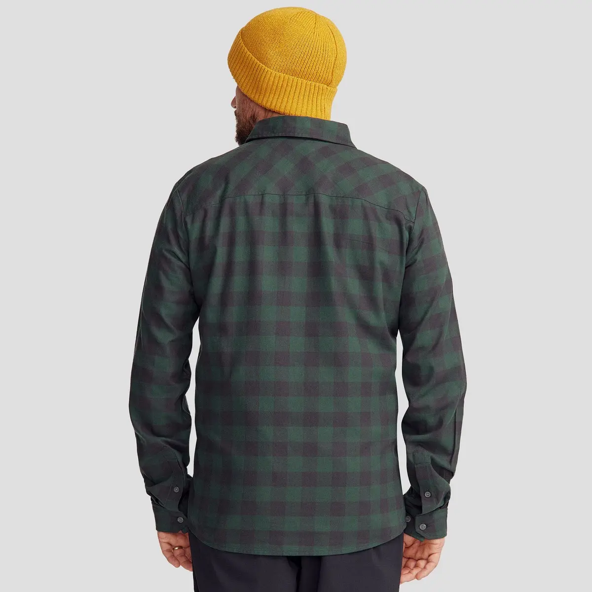 Fyfe Men's L/S Shirt - Forest Gingham 4