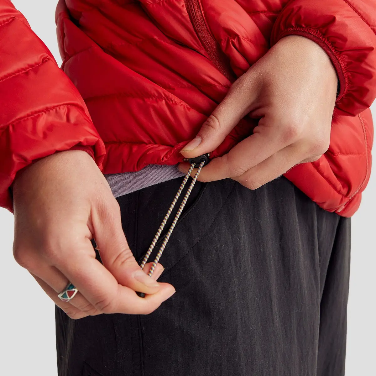 Women's Heli Down Hooded Jacket V3 - Spicy Chilli Pepper 5