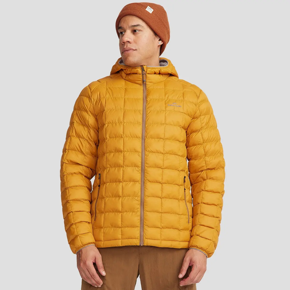 Men's Heli Insulated Hooded Jacket - Golden Oak 1