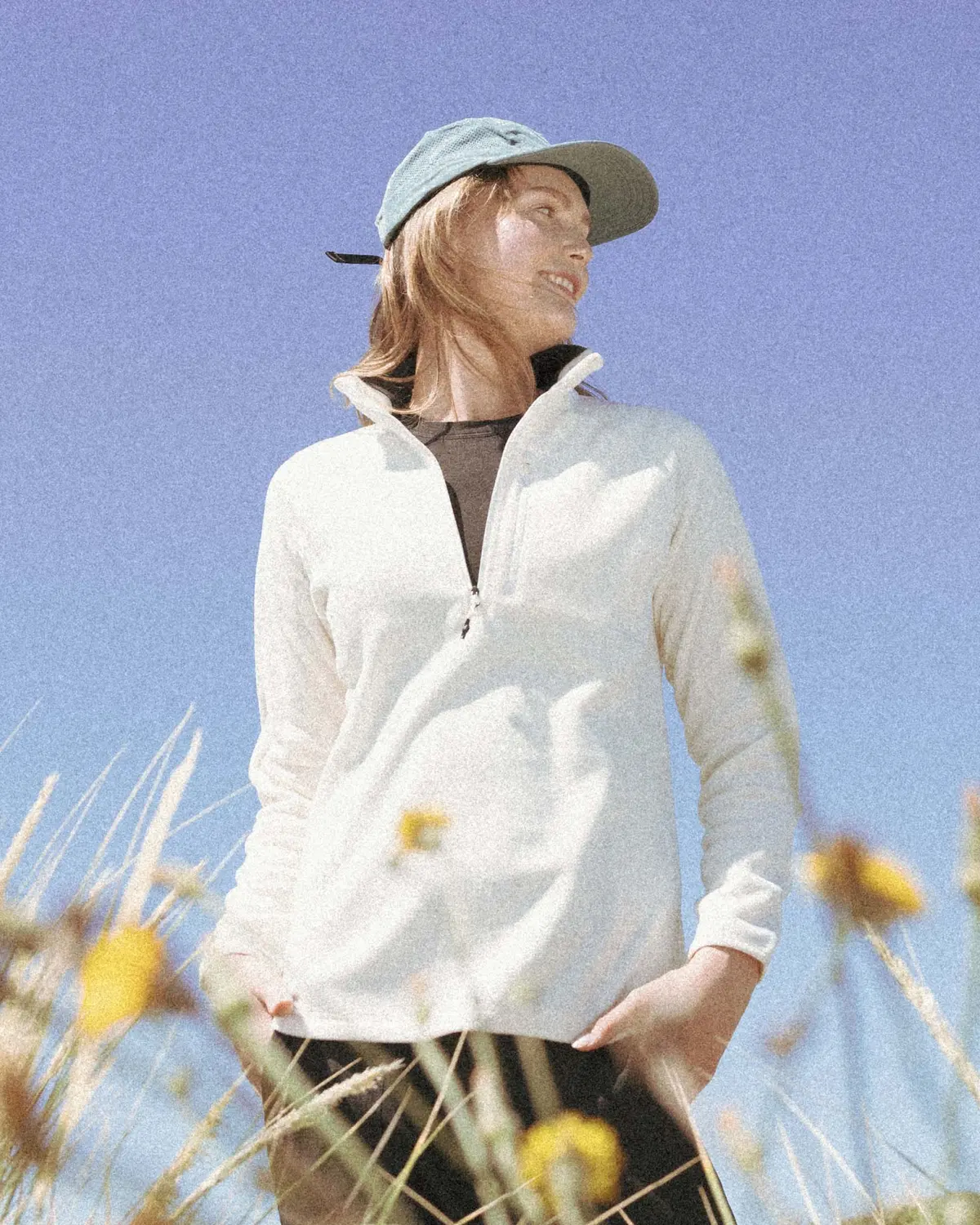 Women's Ridge 100 Primaloft Bio Pullover - Natural 1