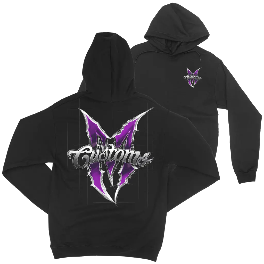 Ladies Sketched Logo Pullover Hoodie 1