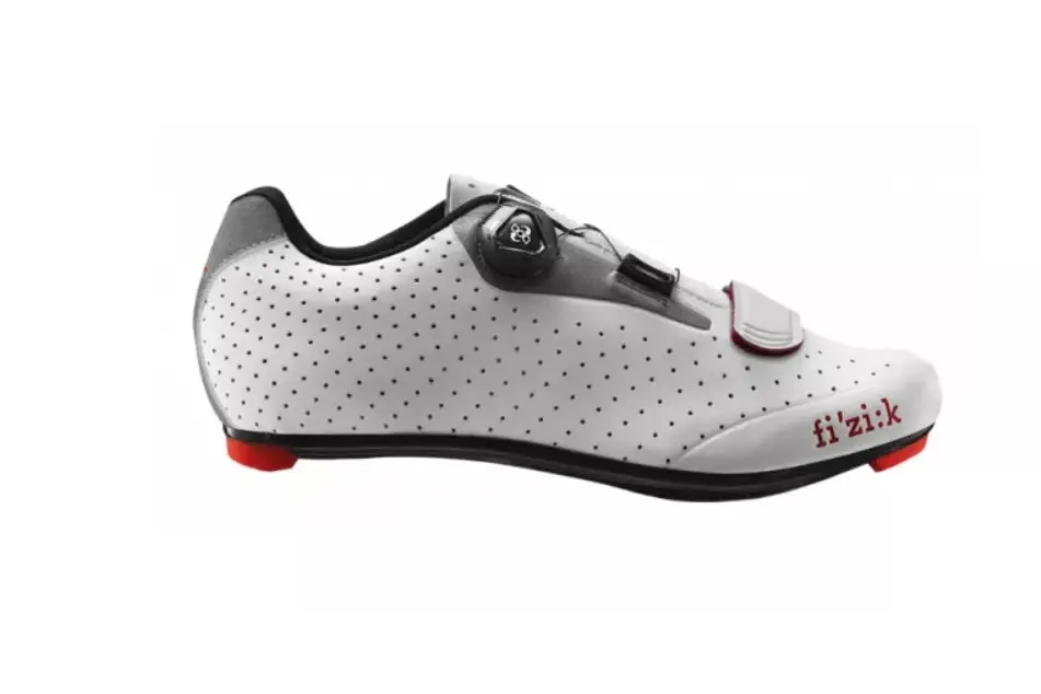 Fizik R5 Boa Man Road Shoe White/ Light Grey, Size 45 1