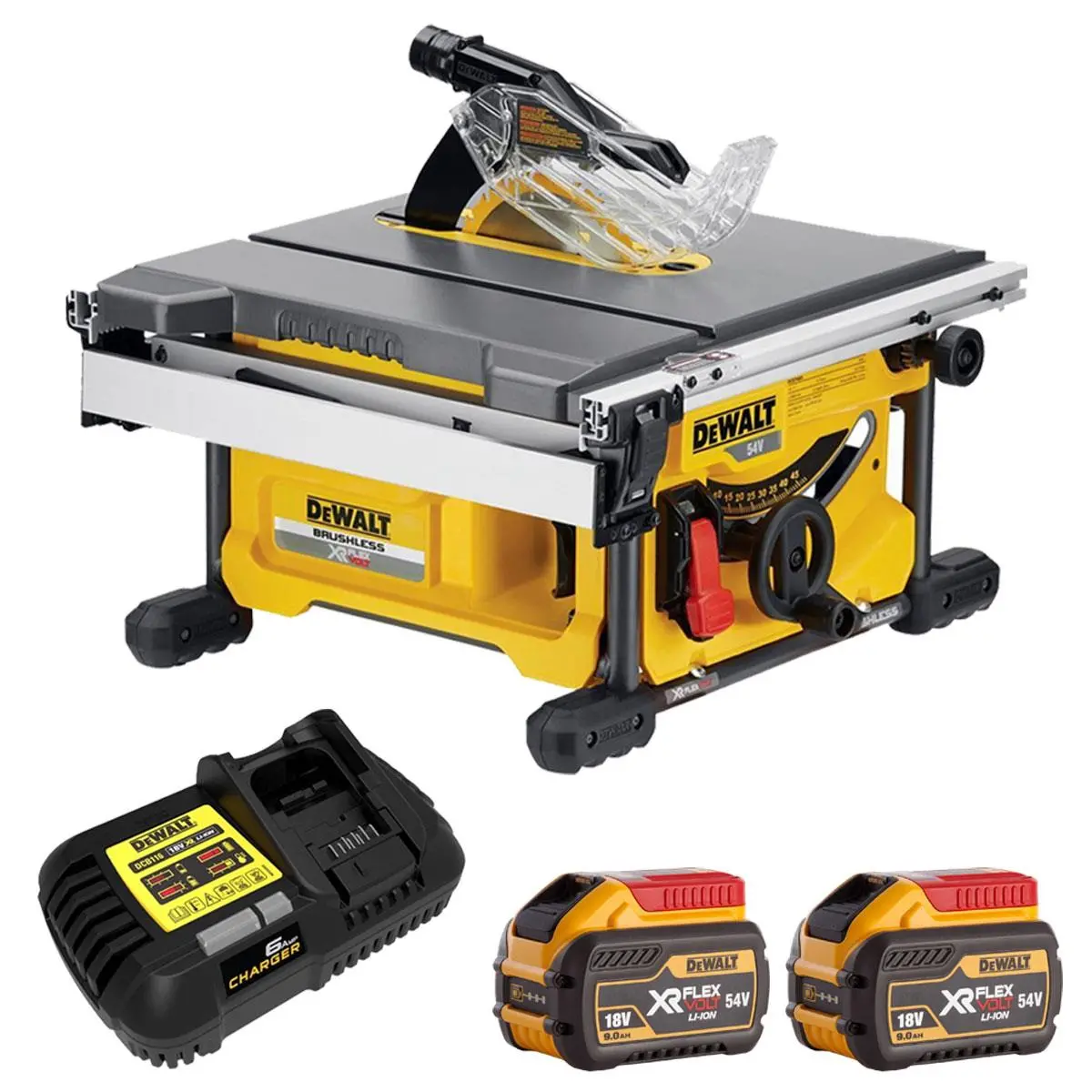 Dewalt Dcs7485n 54V Xr Flexvolt Brushless 210Mm Table Saw With 2 X 9.0 Battery & Charger 1