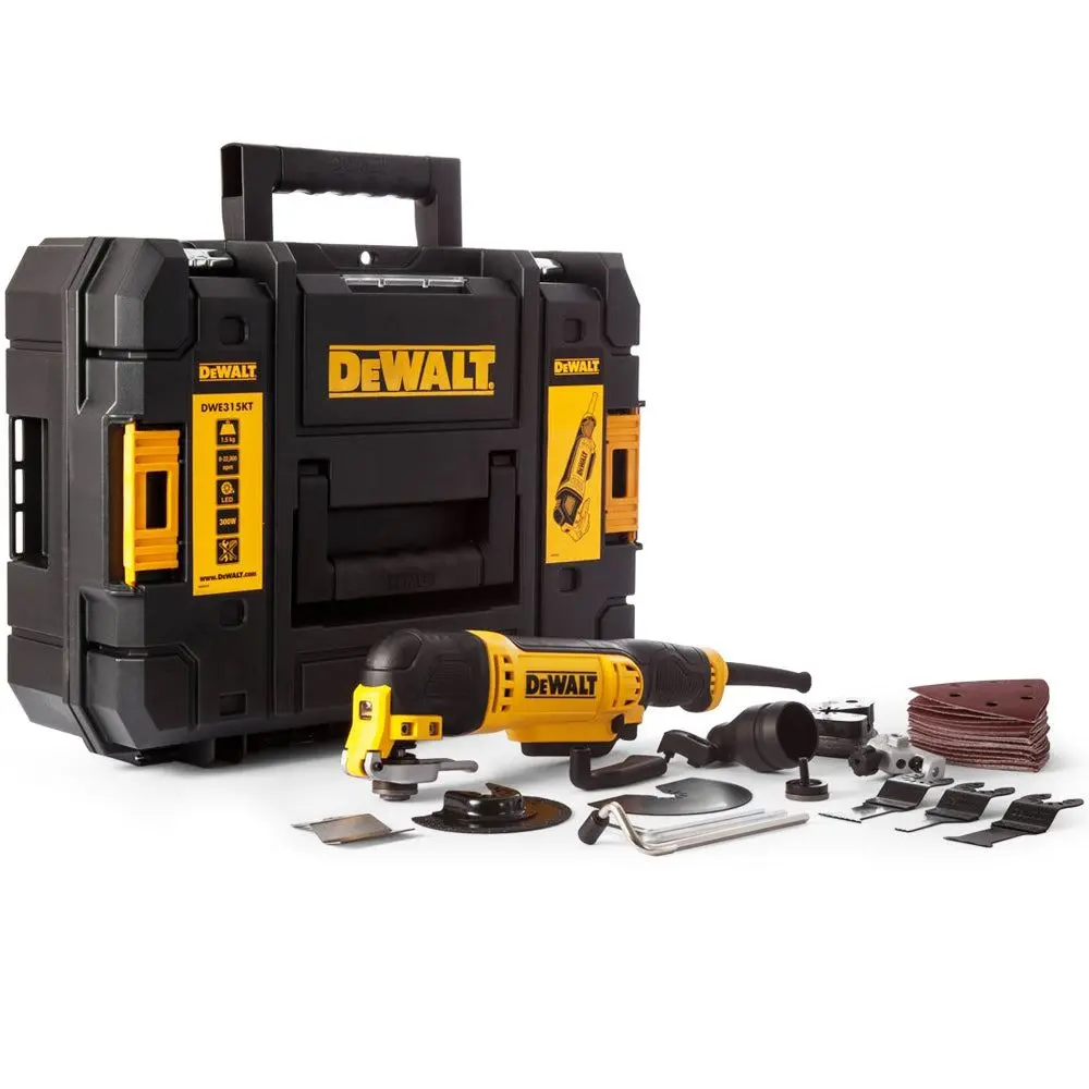Dewalt Dwe315kt 240V Oscillating Multi Tool With 37 Accessories & Tstak Case 2