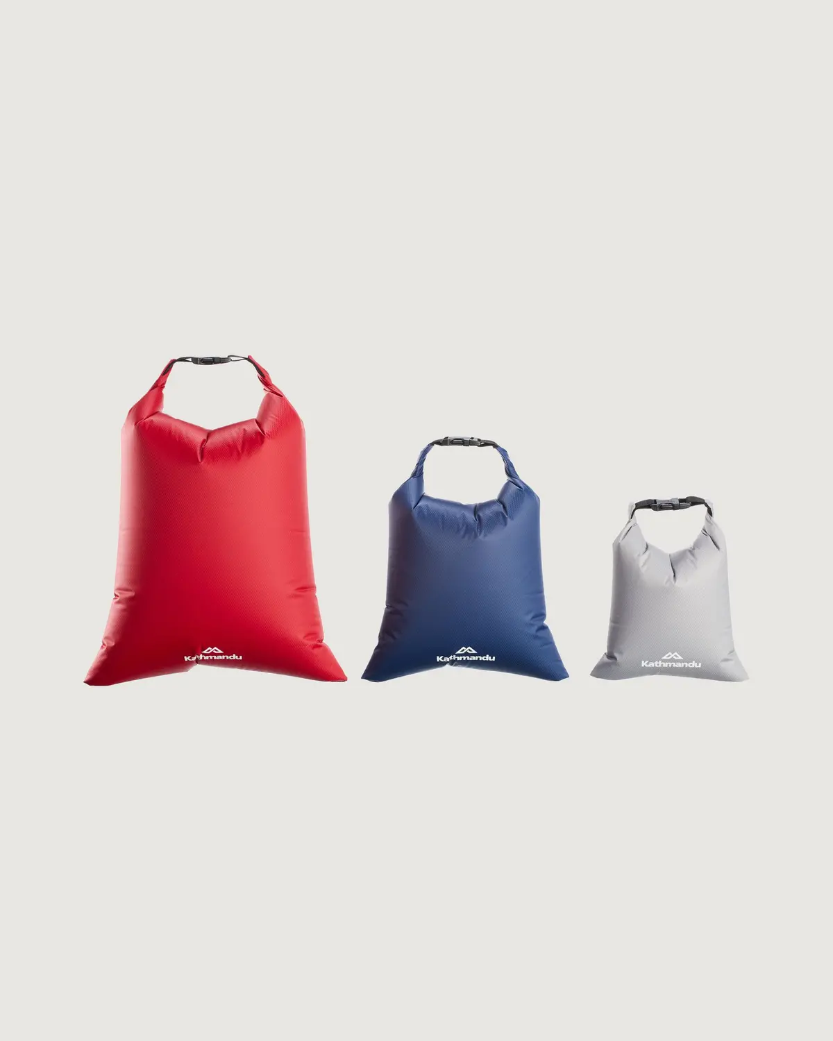 Dry Sacks - 3 Pack - Chilli Pepper/Dark Blue/Steel Grey 2