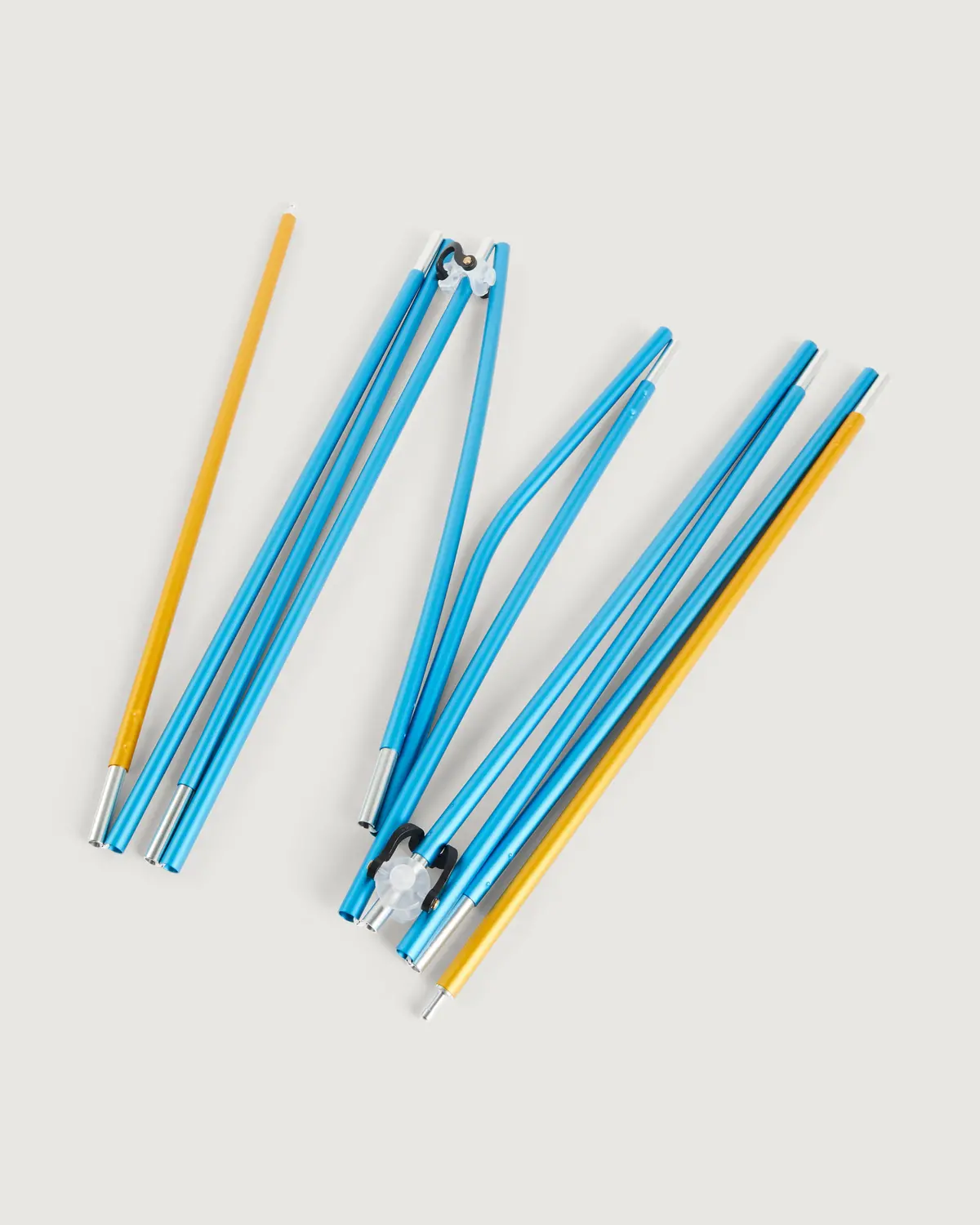 Quest Tent - Straight Pole - Blue/Gold 1