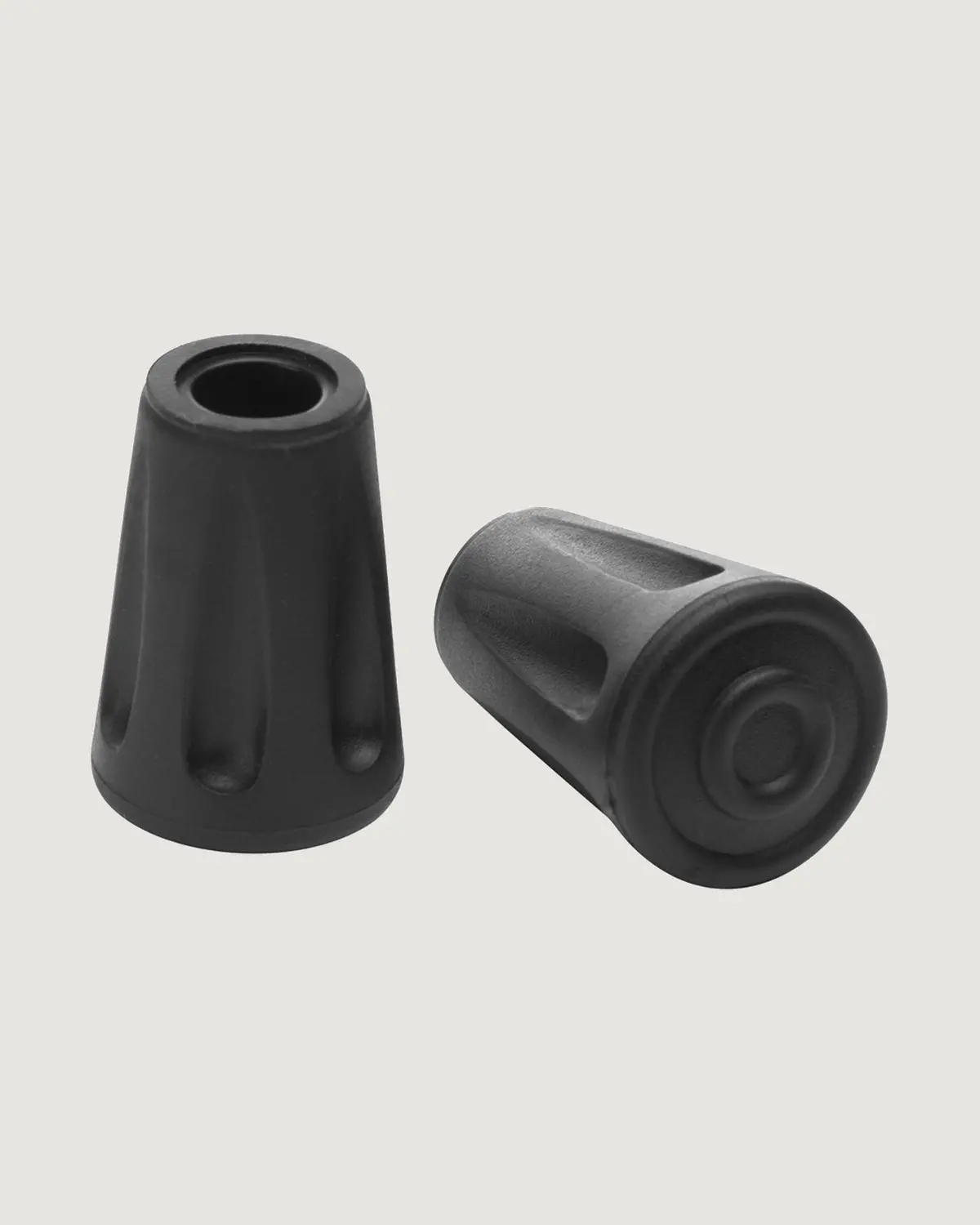 Fizan Rubber Tips - Trekking - Black 1