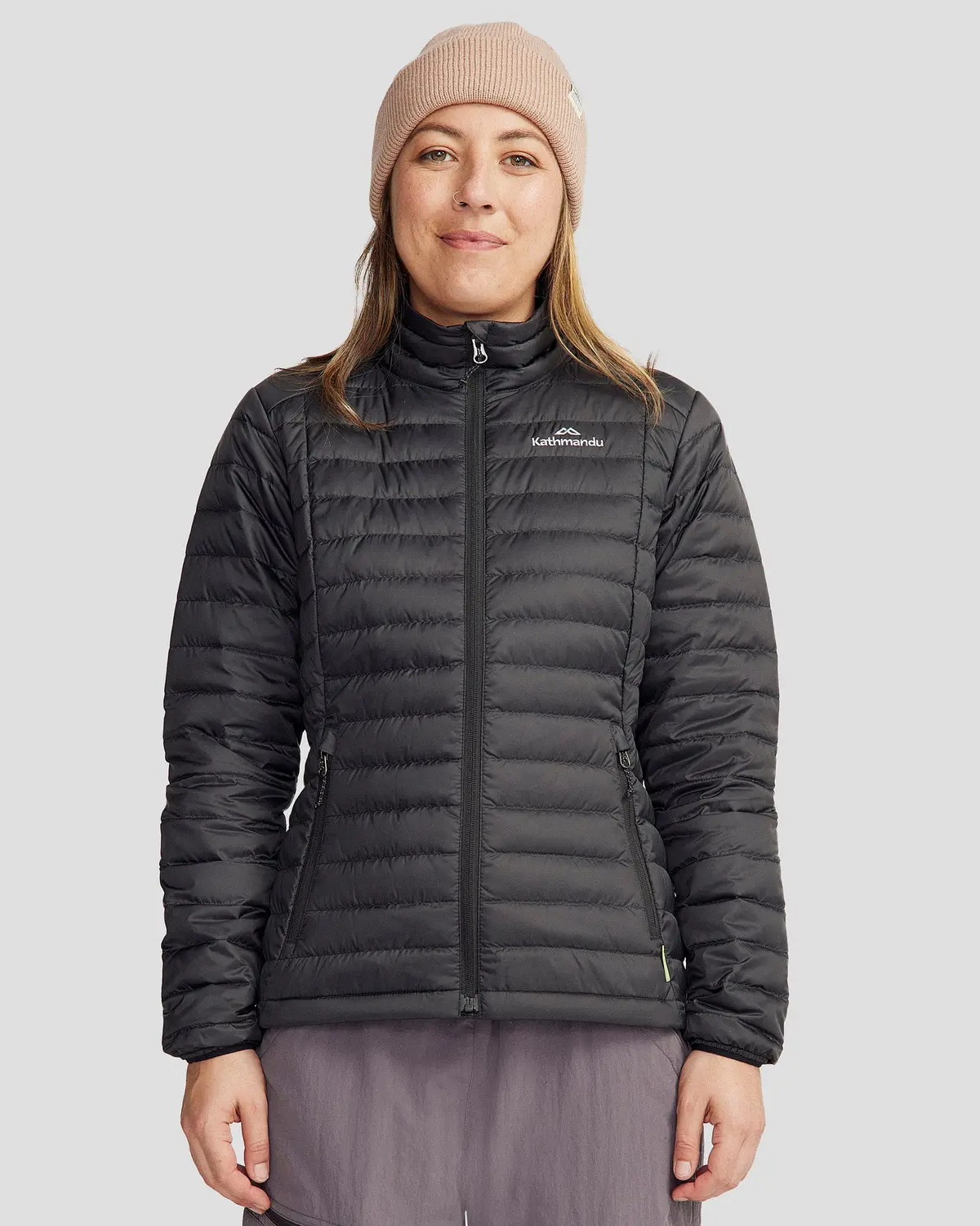 Women's Heli 600 Fill Lightweight Down Jacket - Black 1