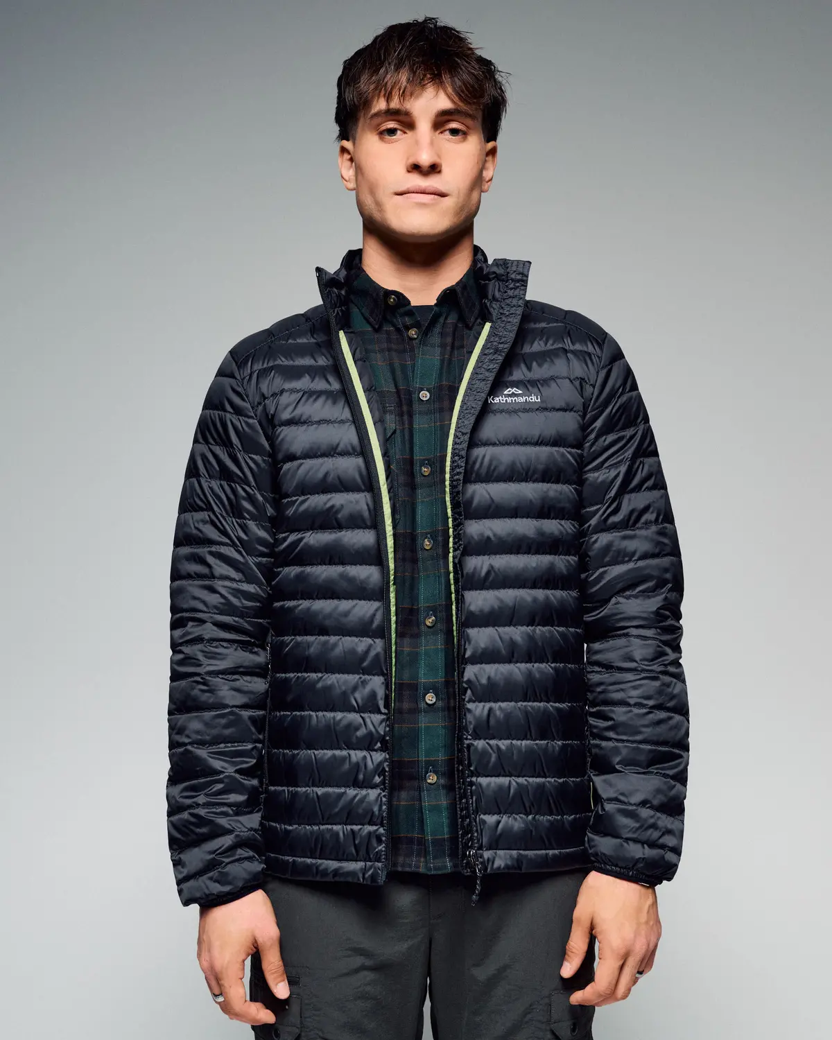 Men's Heli 600 Fill Lightweight Down Jacket - Black 1
