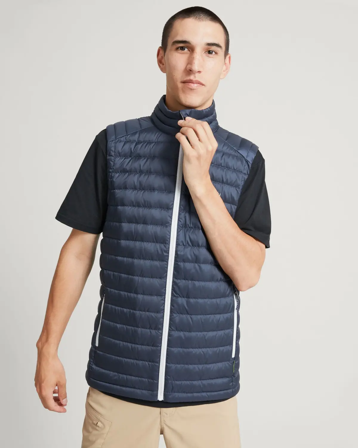 Men's Heli Down Vest - Midnight Navy 1