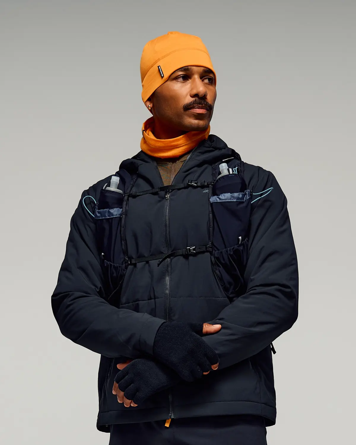 Core Spun Merino Neck Gaiter - Magma 2