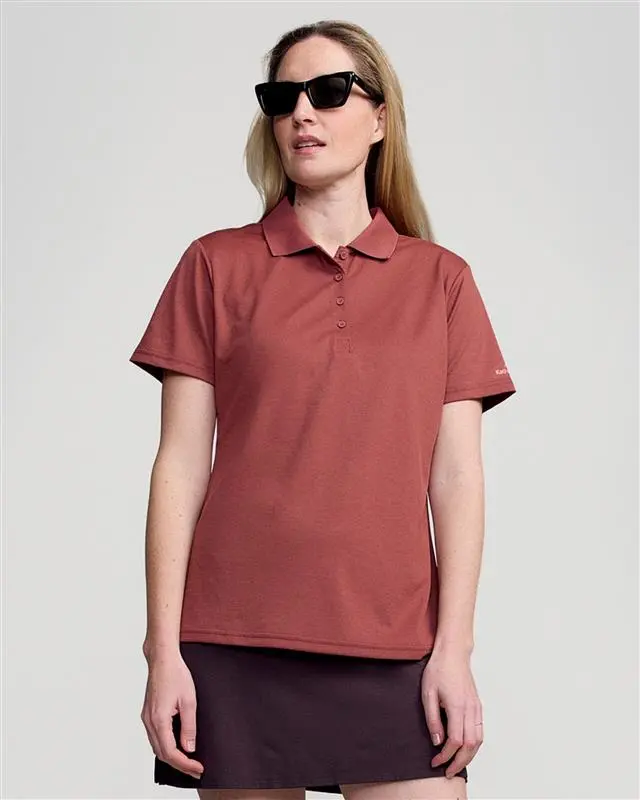 Women's Vanua Polo - Dark Clay 1