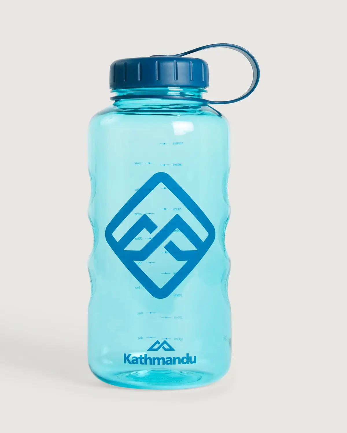 Tritan Wide Mouth Water Bottle - 1L - Steel Blue 1