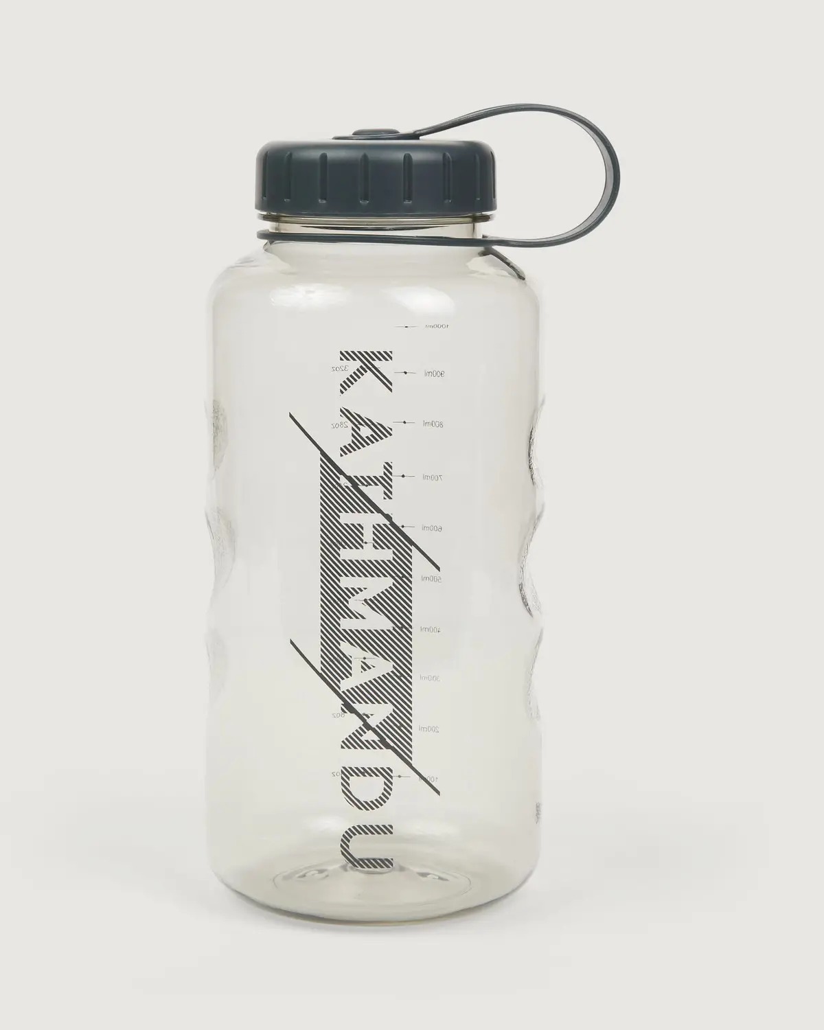 Tritan Wide Mouth Water Bottle - 1L - Smokey Clear 1