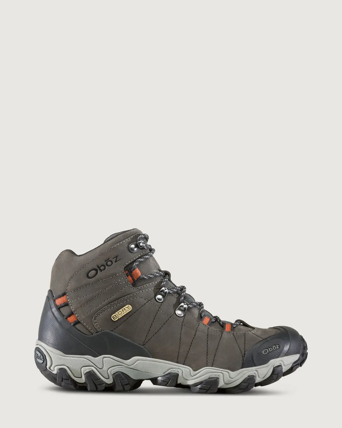Men's Oboz Bridger Waterproof Mid Hiking Boots - Raven 1