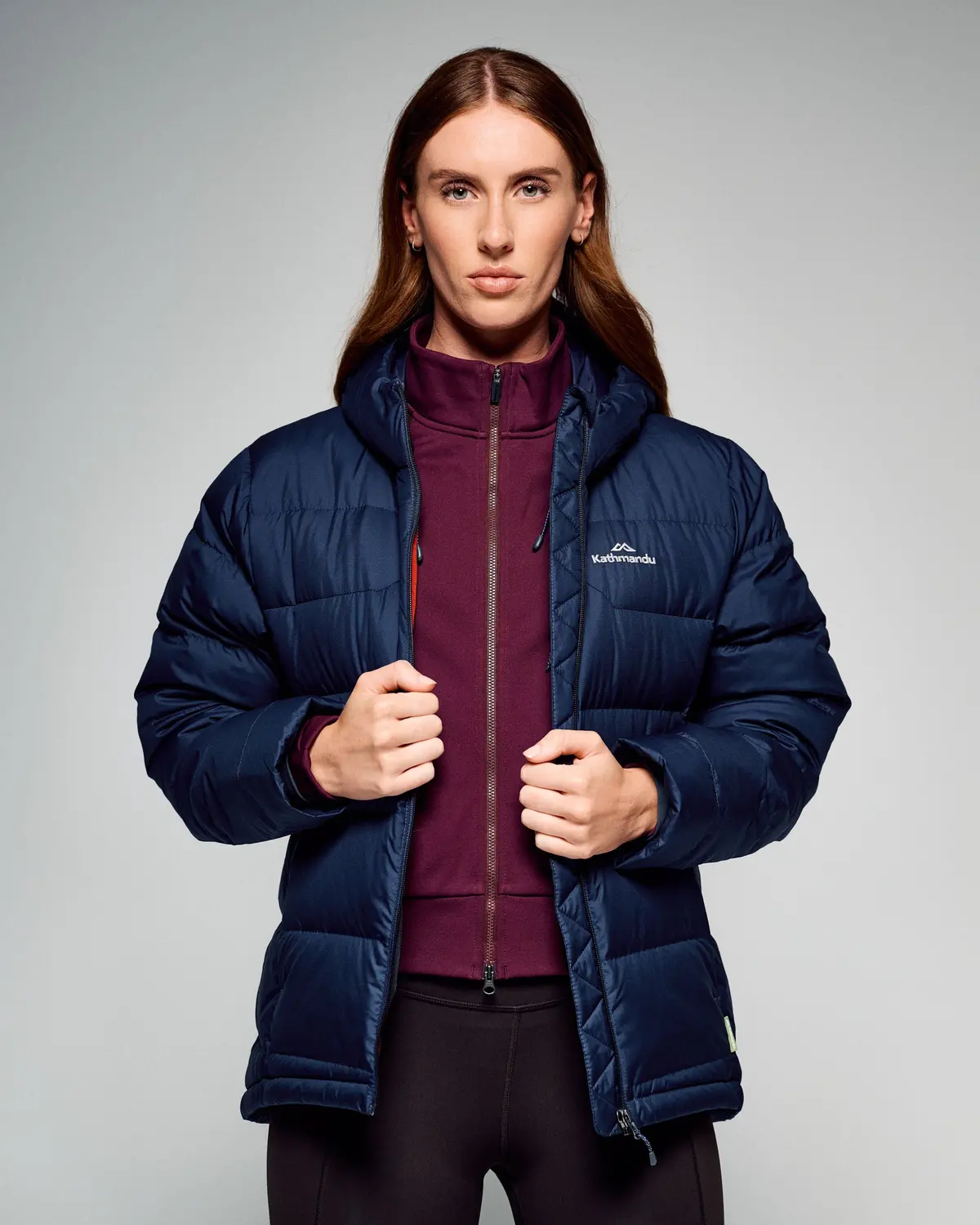 Women's Epiq Hooded Down Jacket - Midnight Navy 1