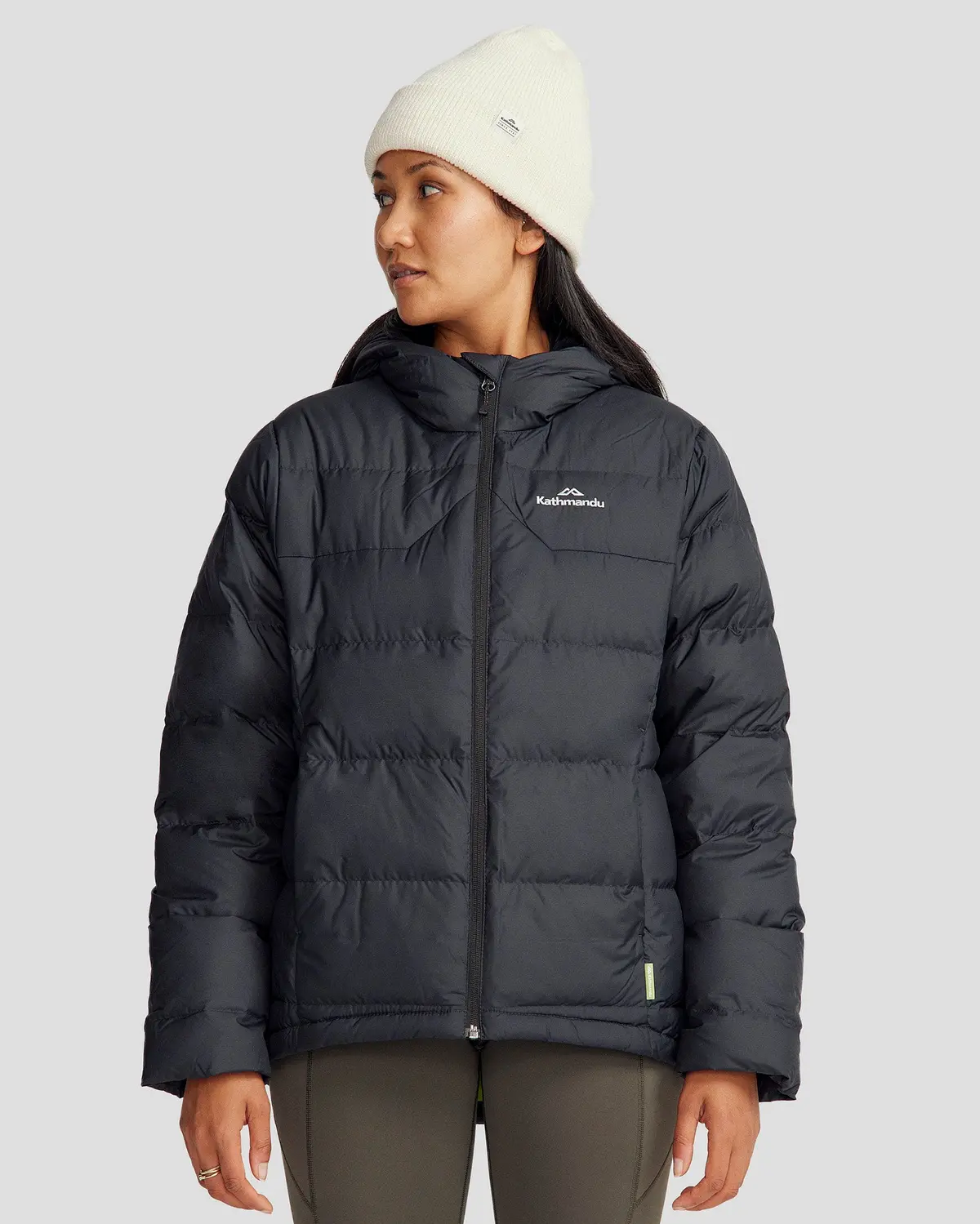 Women's Epiq Hooded Down Jacket - Black 1