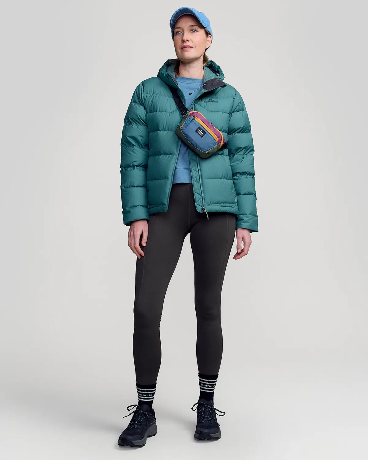 Women's Epiq Hooded Down Jacket - Light Forest 2
