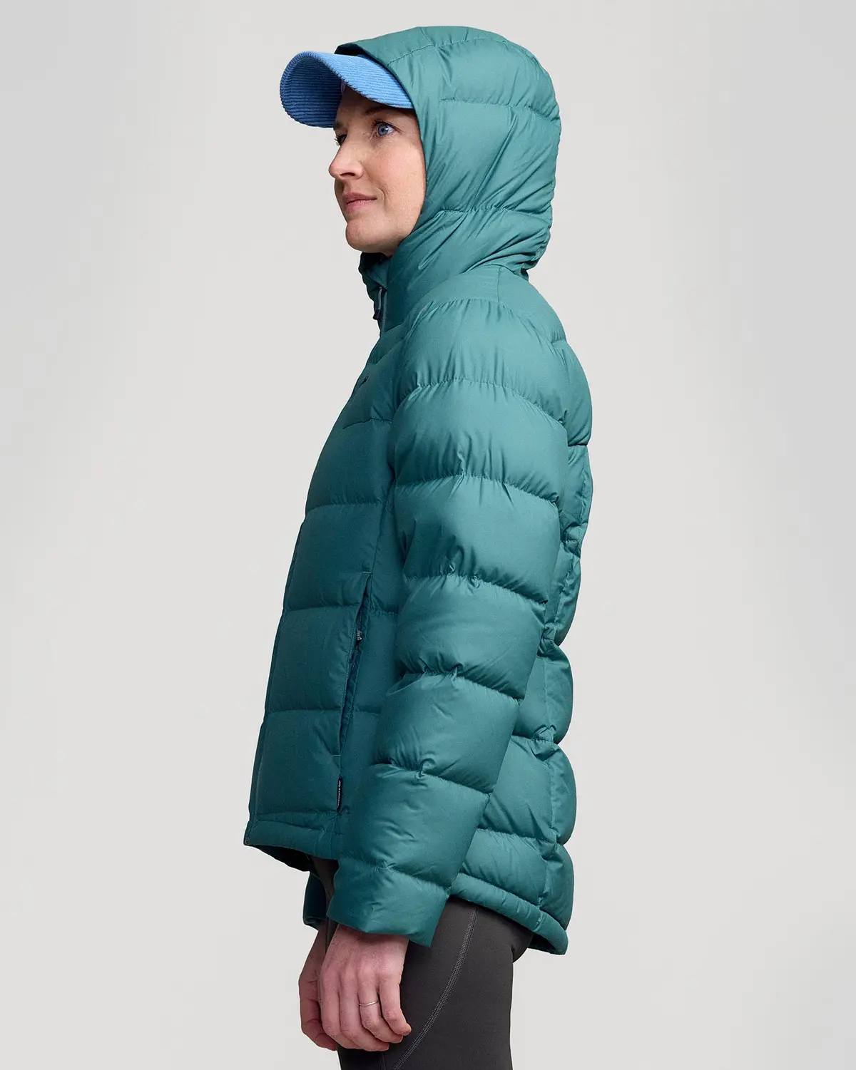 Women's Epiq Hooded Down Jacket - Light Forest 3